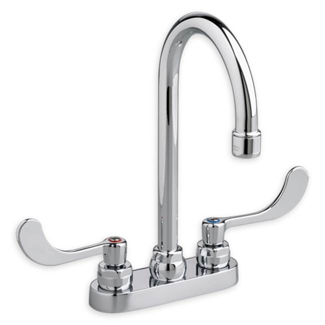 American Standard Monterrey® 4-Inch Centerset Gooseneck Faucet With Wrist Blade Handles 1.5 gpm/5.7 Lpm With Limited Swivel