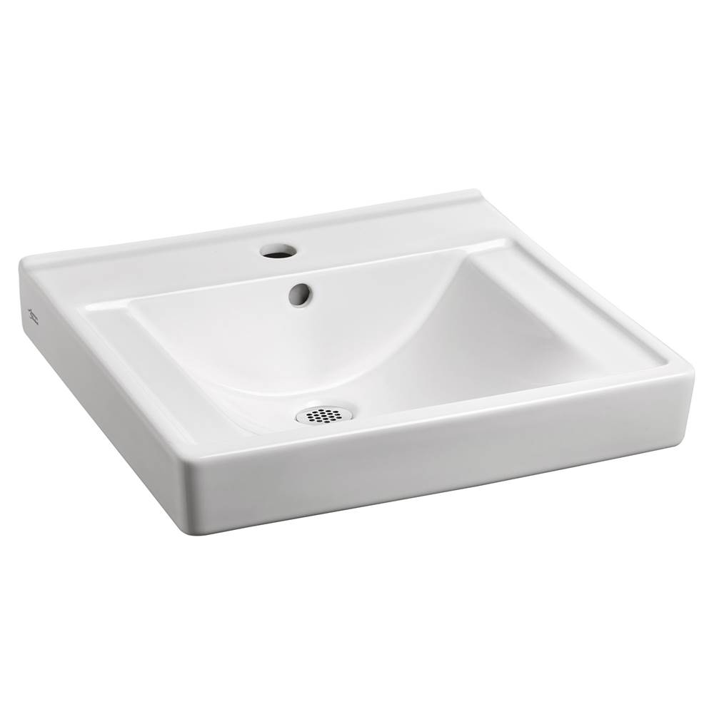 Rundle Spence American StandardDecorum Everclean Wall-Hung Lavatory with Center Hole Only in White