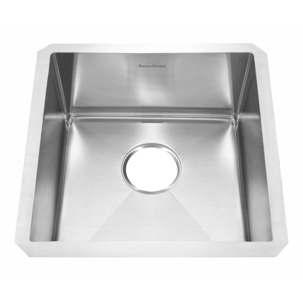 American Standard Pekoe® 17 x 17-Inch Stainless Steel Undermount Single Bowl Kitchen Sink