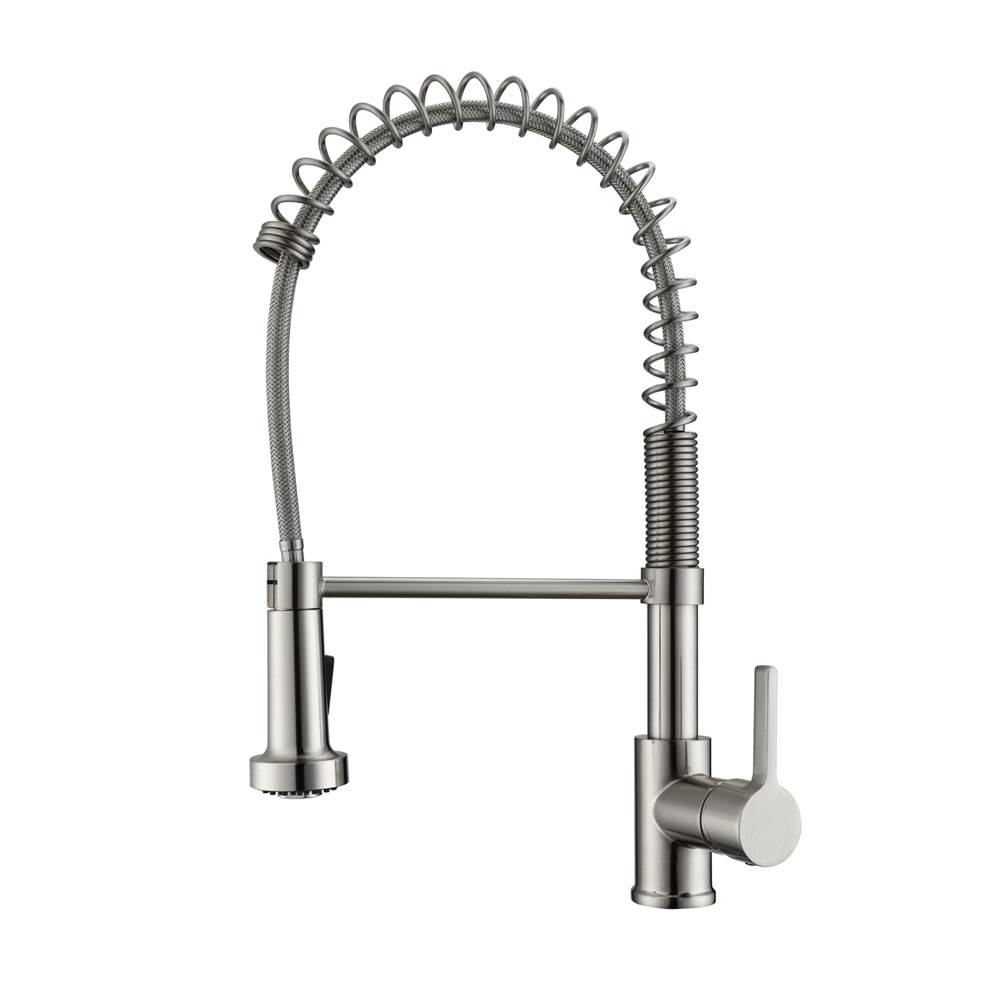 Barclay Niall Kitchen Faucet,Pull-outSpray, Metal Lever Handles,BN
