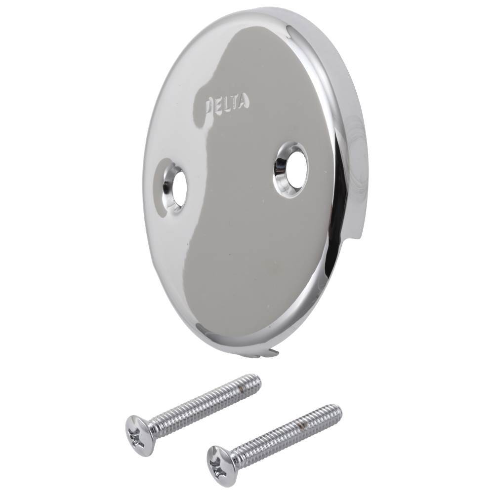Chrome Delta Faucet RP31555 Overflow Plate and Screws 