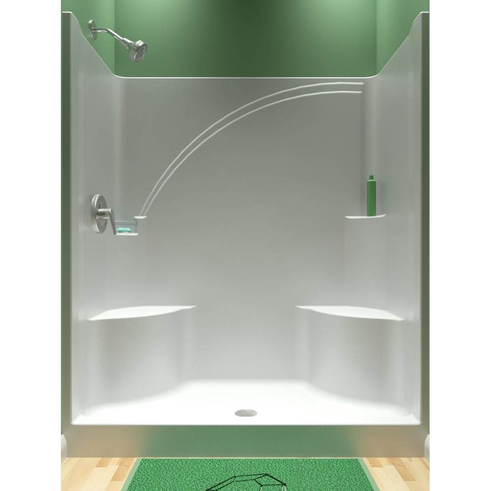 Diamond Tub And Showers 60'' Shower Only 1 Piece Shallow Depth Remodeler