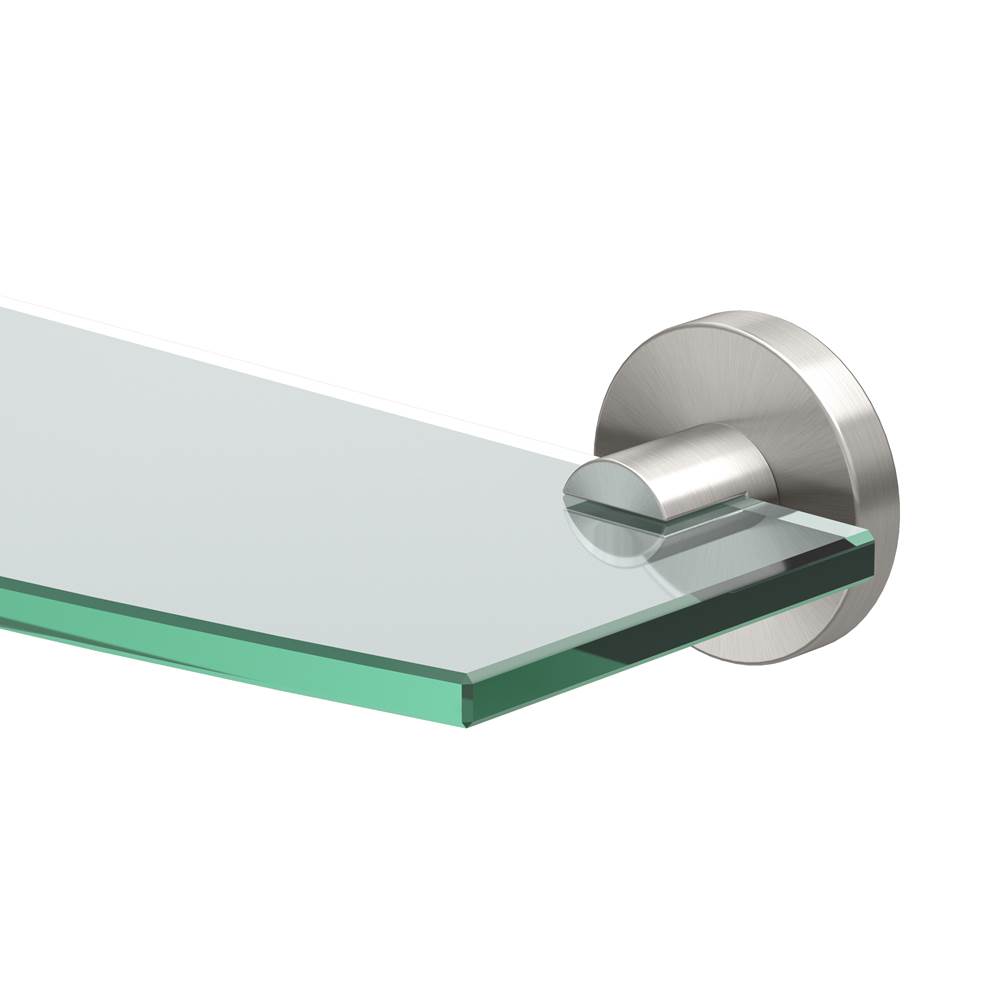 Gatco Reveal Glass Shelf Satin Nickel