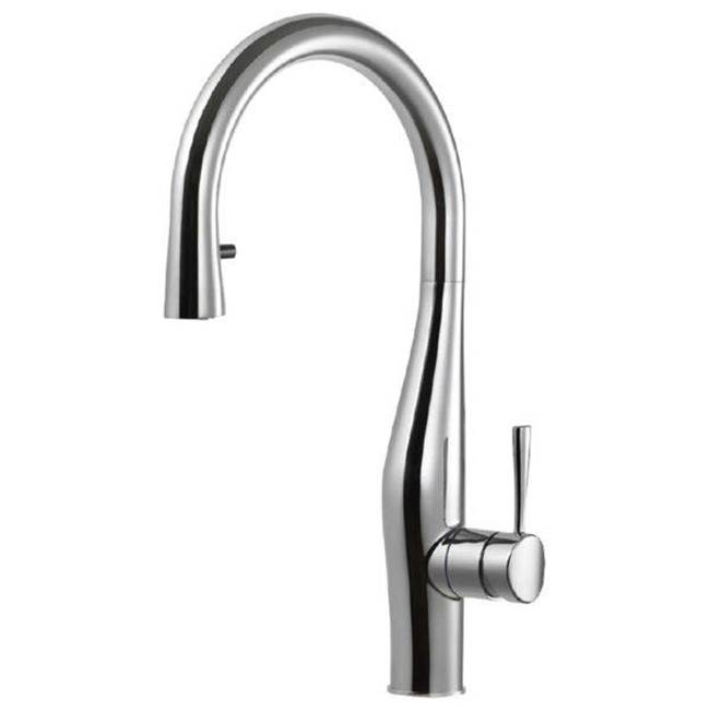 Hamat Dual Function Hidden Pull Down Kitchen Faucet in Graphite