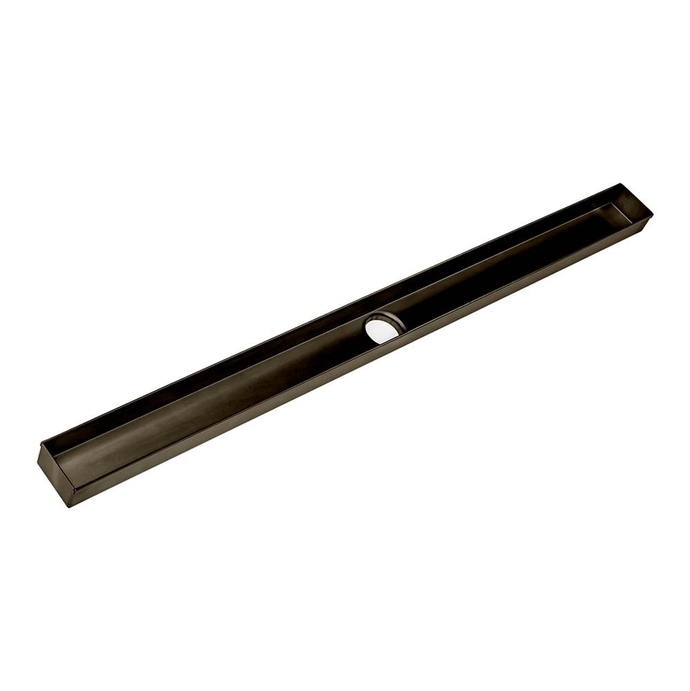 Infinity Drain 60'' Fixed Channel for FXTIF 65 in Oil Rubbed Bronze