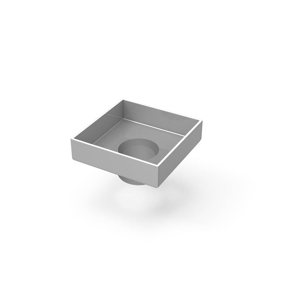 Infinity Drain 5'' x 5'' Stainless Steel 2'' Throat only for TD 5/TD 15 series in Polished Stainless