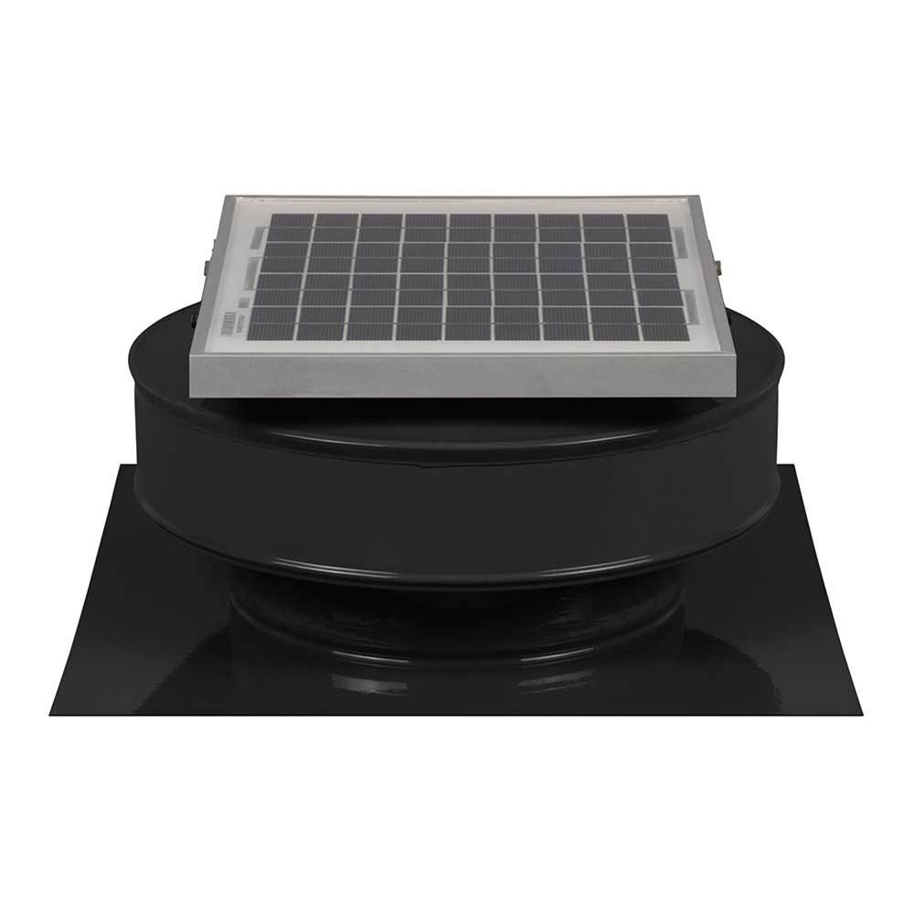 IPS Roofing Products Compact Solar Roof Fan - Black