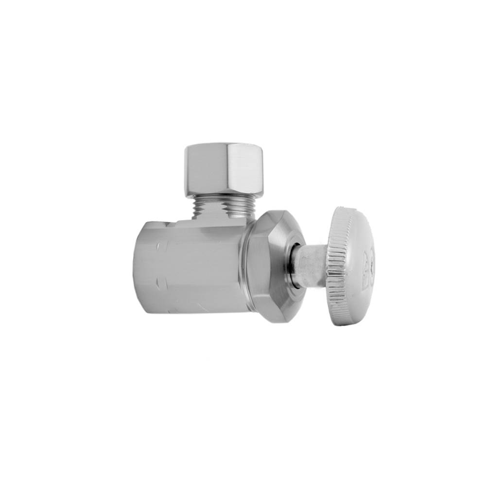 Jaclo Multi Turn Angle Pattern 1/2'' IPS x 3/8'' O.D. Supply Valve with Oval Handle