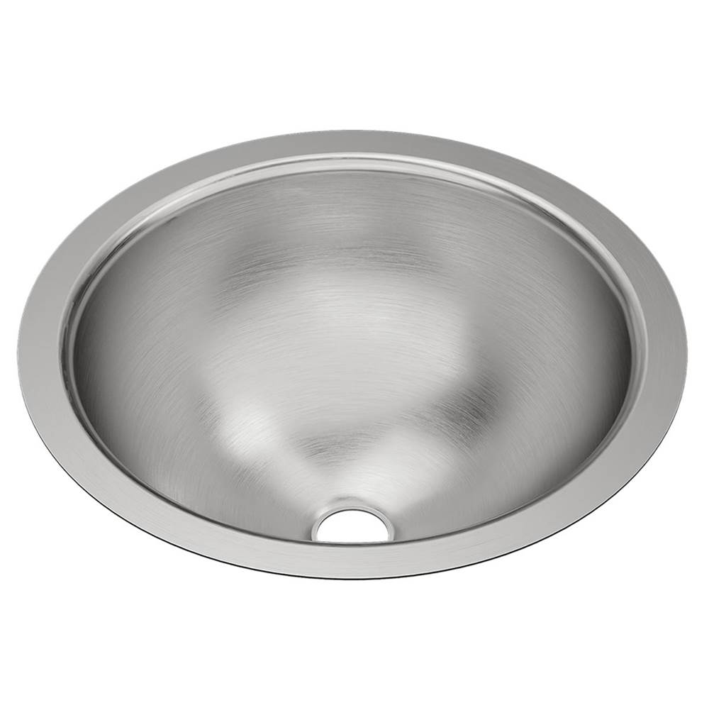 Just Manufacturing Stainless Steel 14-1/4'' x 14-1/4'' x 6'' Undermount Lavatory ADA Sink with Overflow
