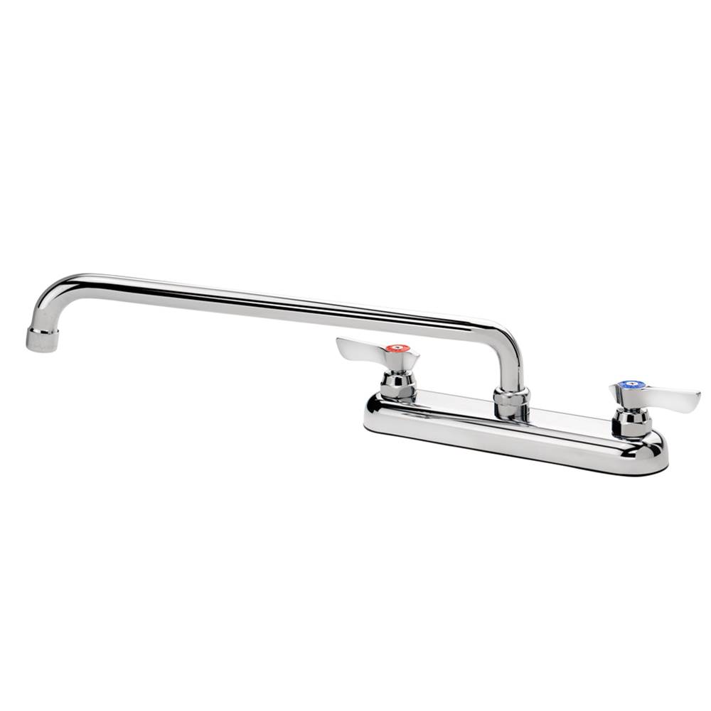 Krowne Silver Series 8'' Center Deck Mount Faucet With 14'' Spout