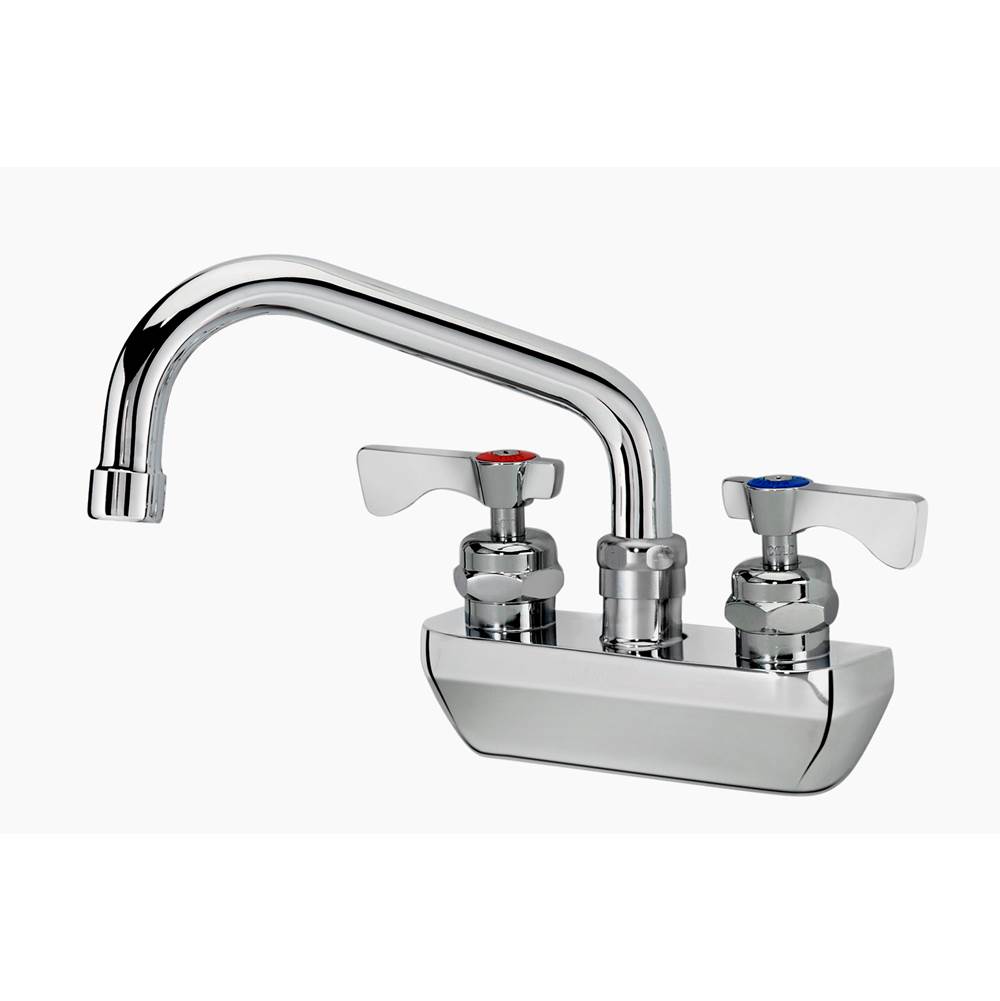 Krowne Royal Series 4'' Wall Mount With 6'' Swing Spout, Lever Handles, 2.2 GPM Aerator