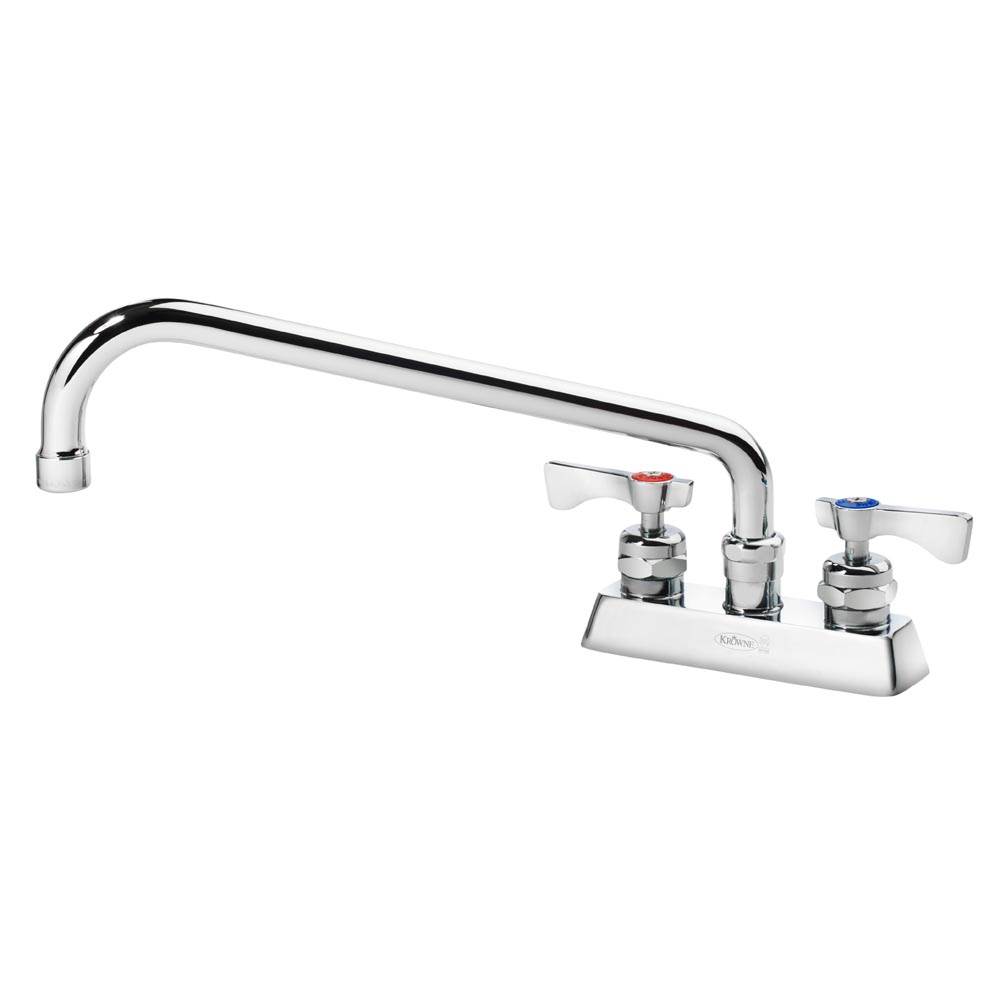 Krowne Royal Series 4'' Center Deck Mount Faucet With 12'' Spout