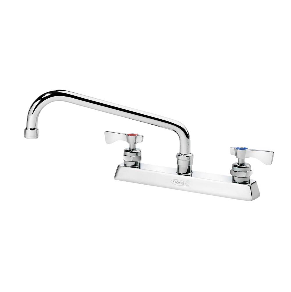 Krowne Royal Series 8'' Center Deck Mount Faucet With 10'' Spout