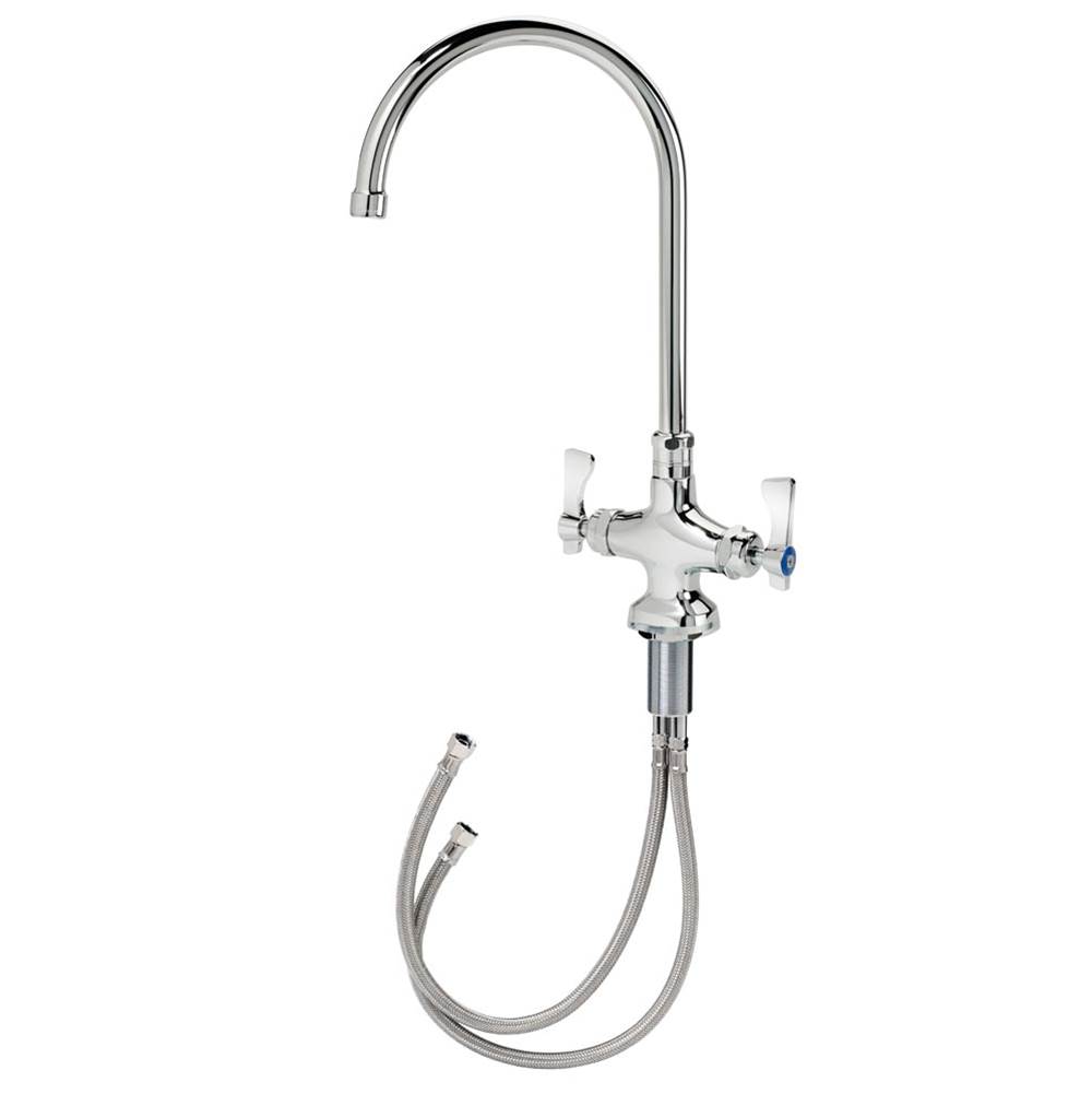 Krowne Royal Series Single Deck Mount Pantry Faucet With 8-1/2'' Gooseneck Spout