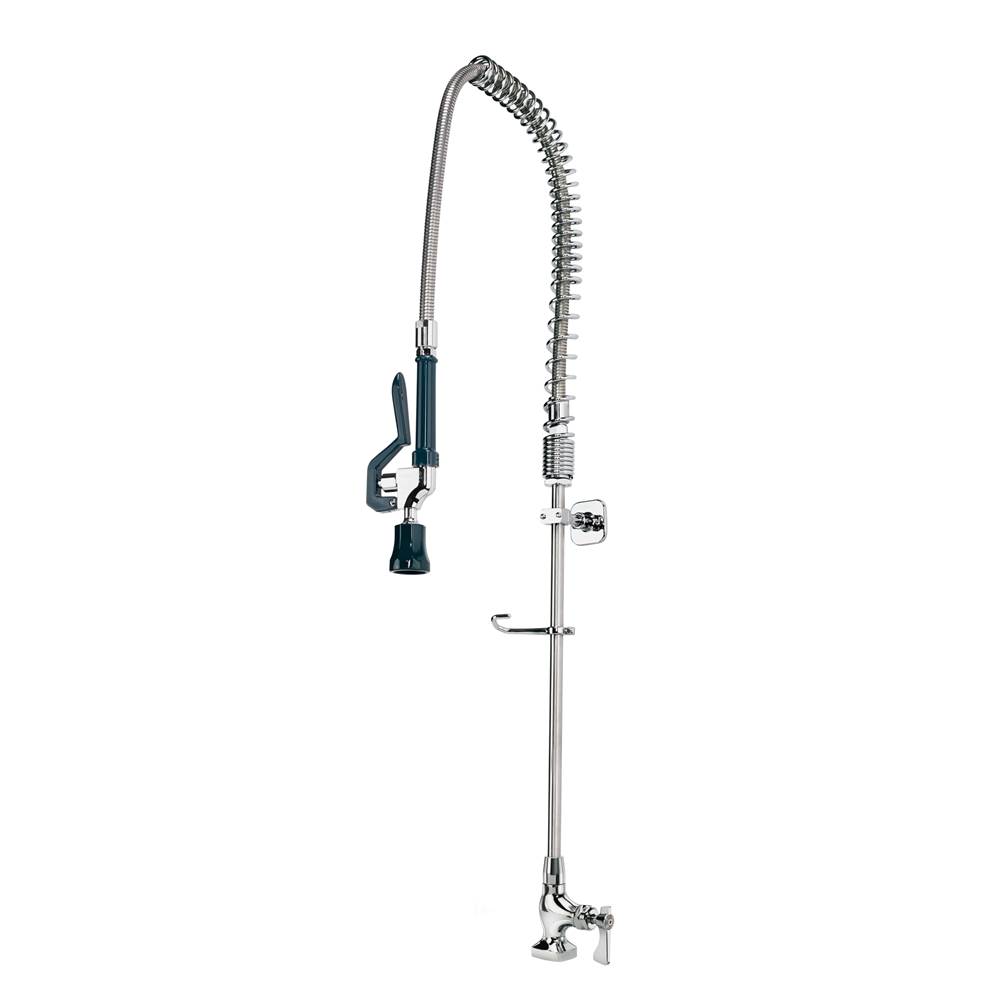 Krowne Royal Series Single Hole, Single Lever Deck Mount Pre-Rinse With Wall Bracket