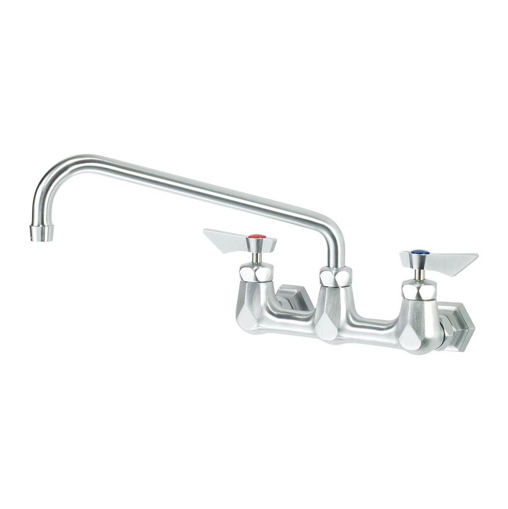 Krowne Diamond Series 8'' Center Wall Mount Faucet With 12'' Spout, Includes 21-193L Mounting Kit