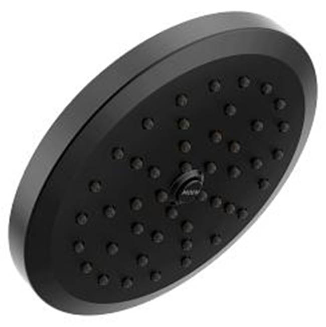 Moen Matte black one-function 6-3/4'' diameter spray head rainshower