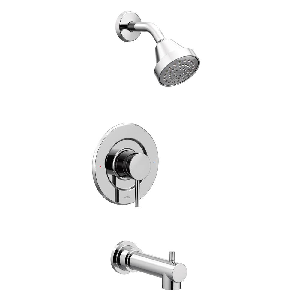 Moen Align Single-Handle Posi-Temp Tub and Shower Faucet Trim Kit in Chrome (Valve Sold Separately)