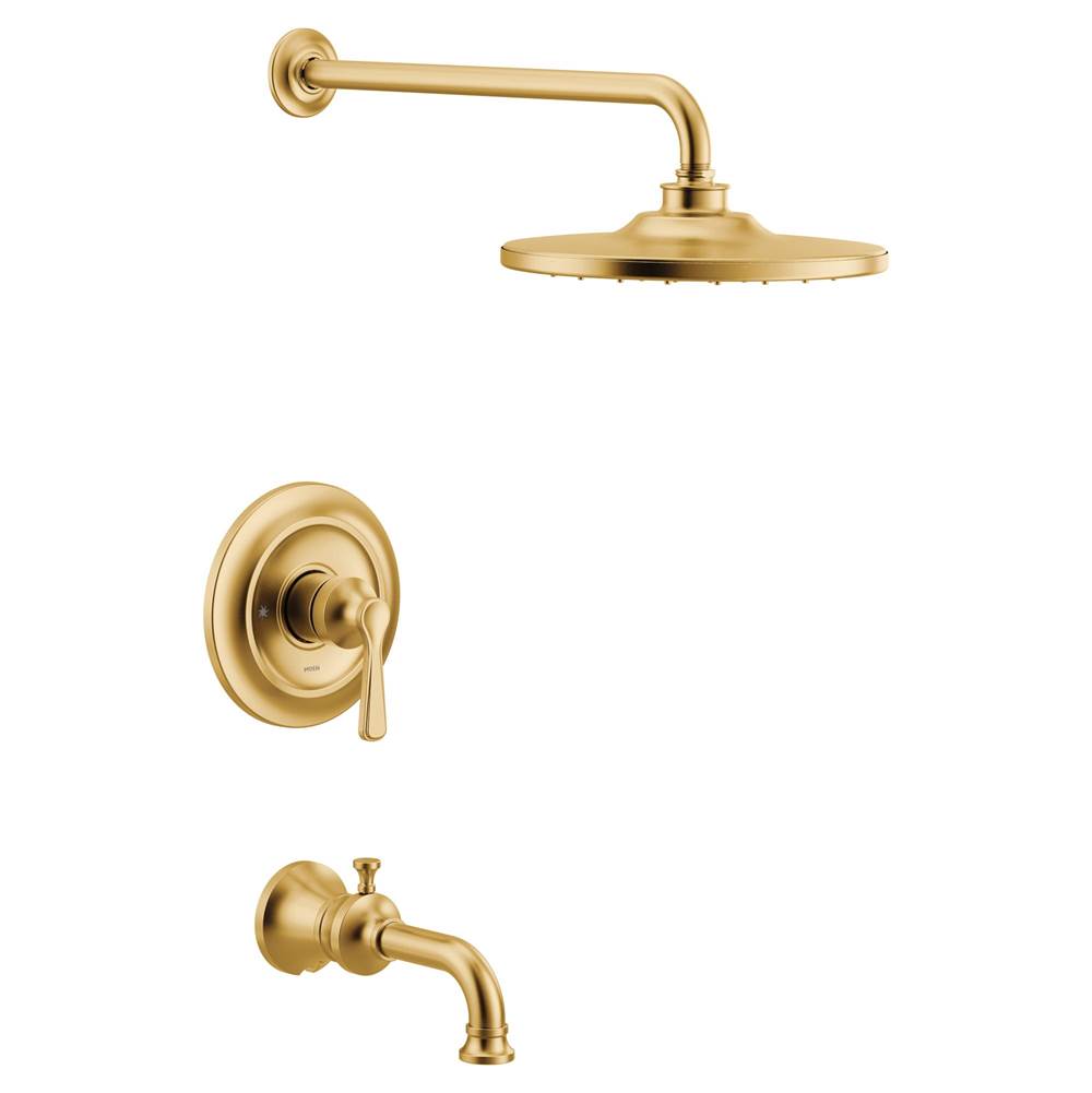 Moen Colinet M-CORE 3-Series 1-Handle Tub and Shower Trim Kit in Brushed Gold (Valve Sold Separately)