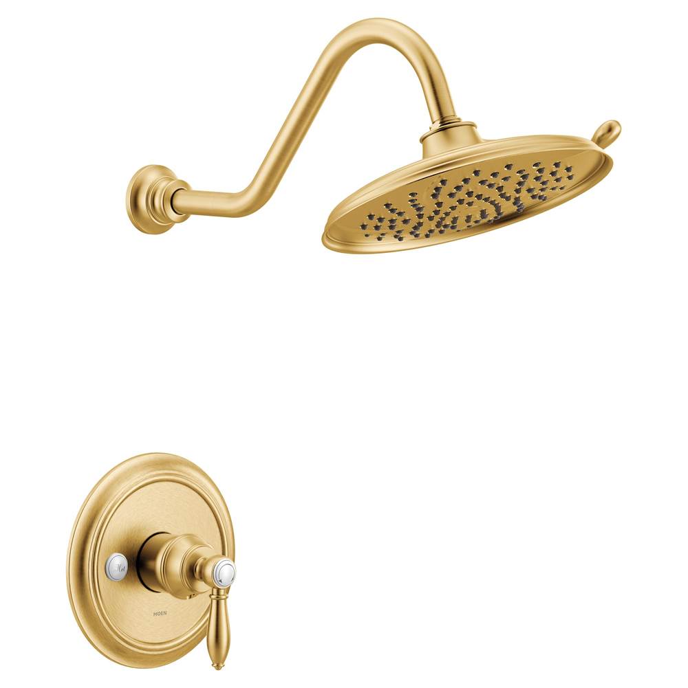 Moen Weymouth M-CORE 3-Series 1-Handle Eco-Performance Shower Trim Kit in Brushed Gold (Valve Sold Separately)