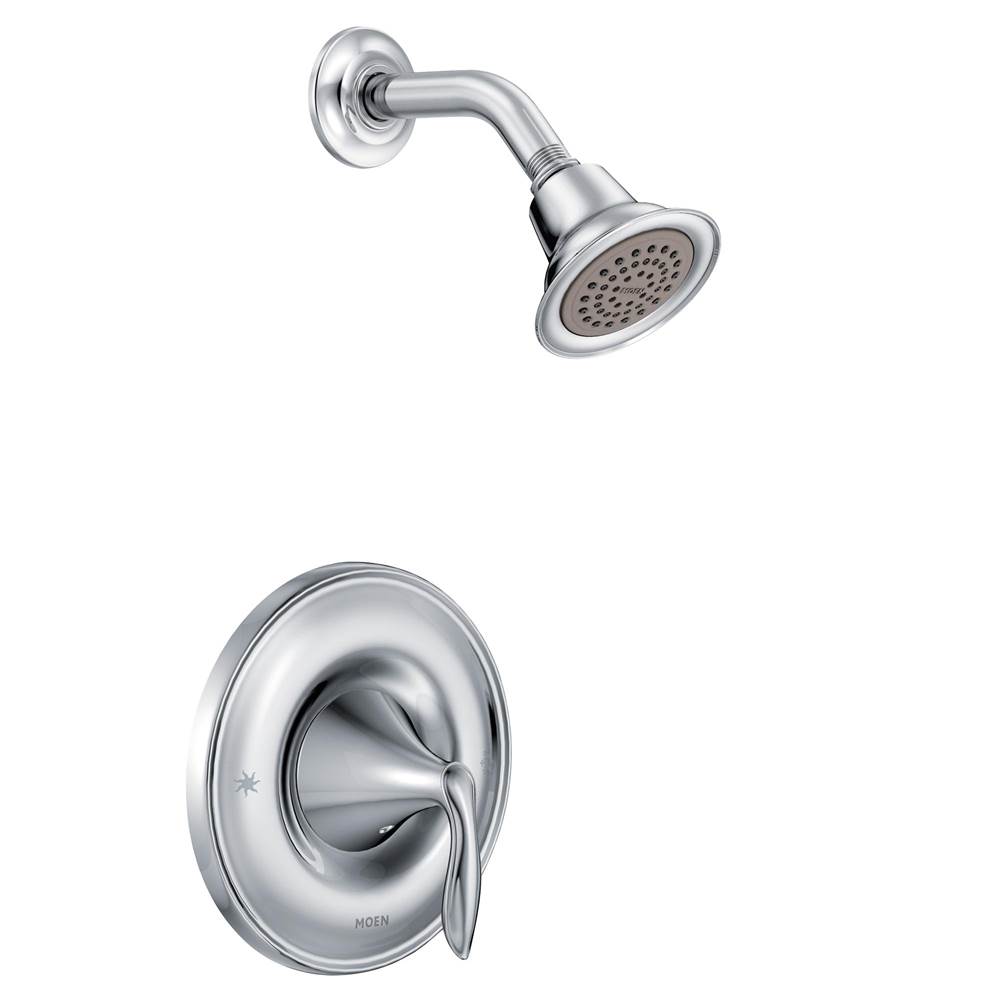 Moen Eva Single-Handle 1-Spray Posi-Temp Shower Faucet Trim Kit in Chrome (Valve Sold Separately)