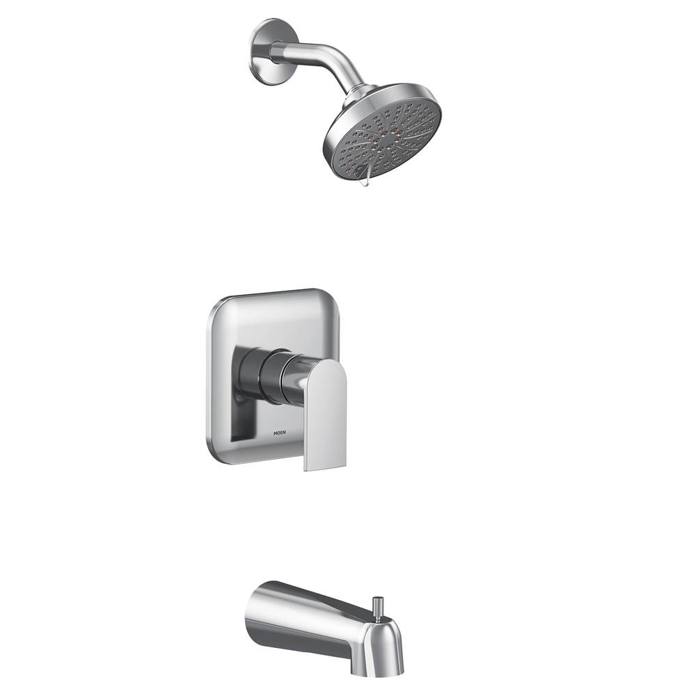 Moen Genta M-CORE 2-Series Eco Performance 1-Handle Tub and Shower Trim Kit in Chrome (Valve Sold Separately)