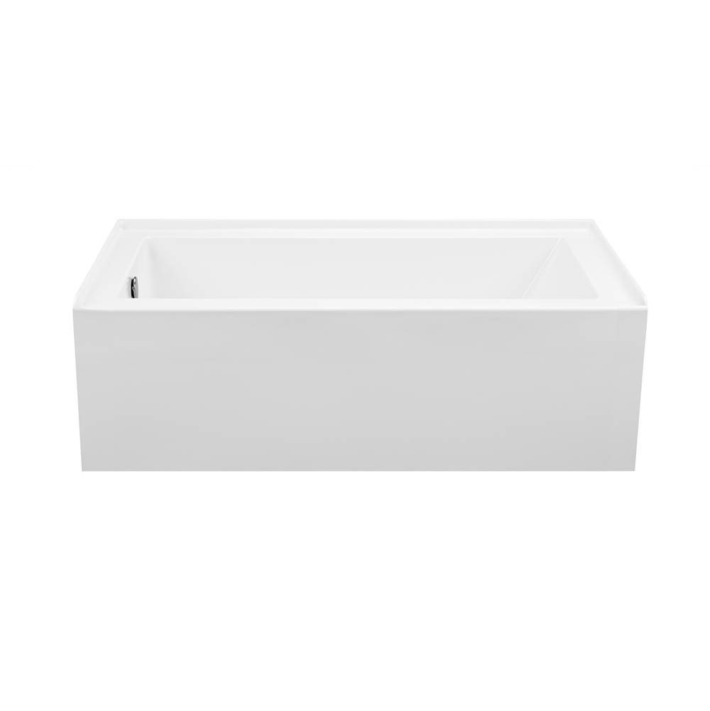 MTI Baths Cameron 2 Acrylic Cxl Integral Skirted Lh Drain Air Bath Elite - White (60X30)