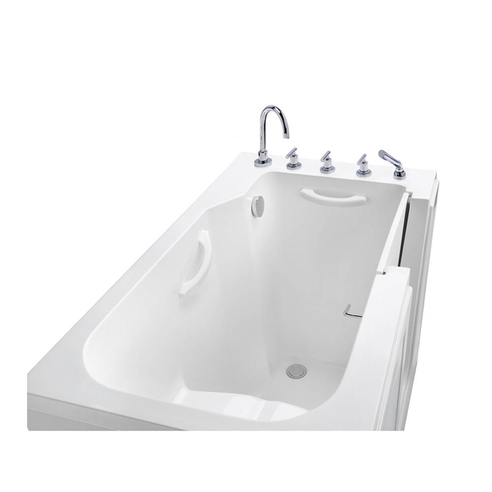 MTI Baths Walk-In Acrylic Cxl Alcove Radiance & Soaker - White (51.5X30.25)