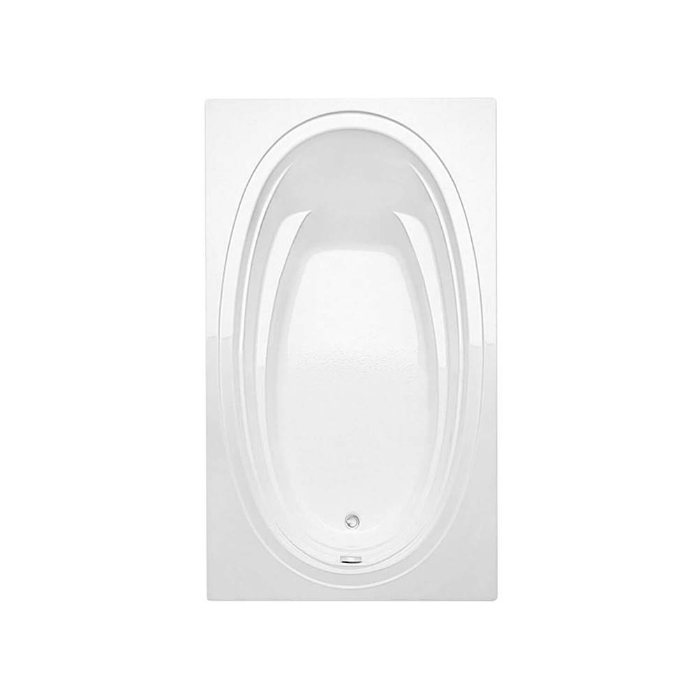 Maax Panaro 6042 Acrylic Drop-in Left-Hand Drain Bathtub in White