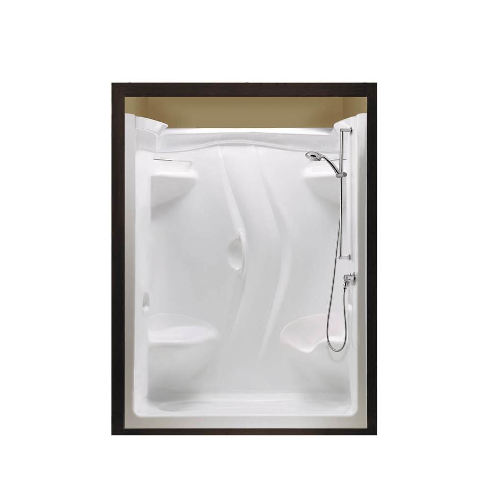 Maax Stamina 60-II 60 x 36 Acrylic Alcove Right-Hand Drain One-Piece Shower in White