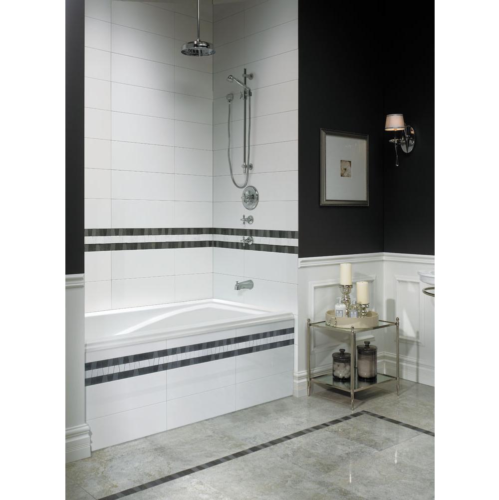 Neptune DELIGHT bathtub 32x60 with Tiling Flange, Left drain, Activ-Air, White