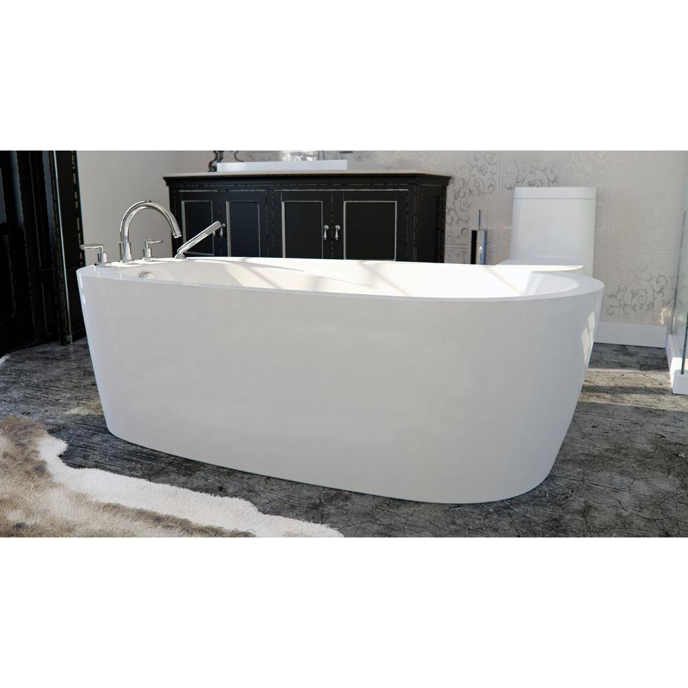 Neptune Freestanding One Piece Vapora 36X60, Mass-Air/Activ-Air, White With Color Skirt
