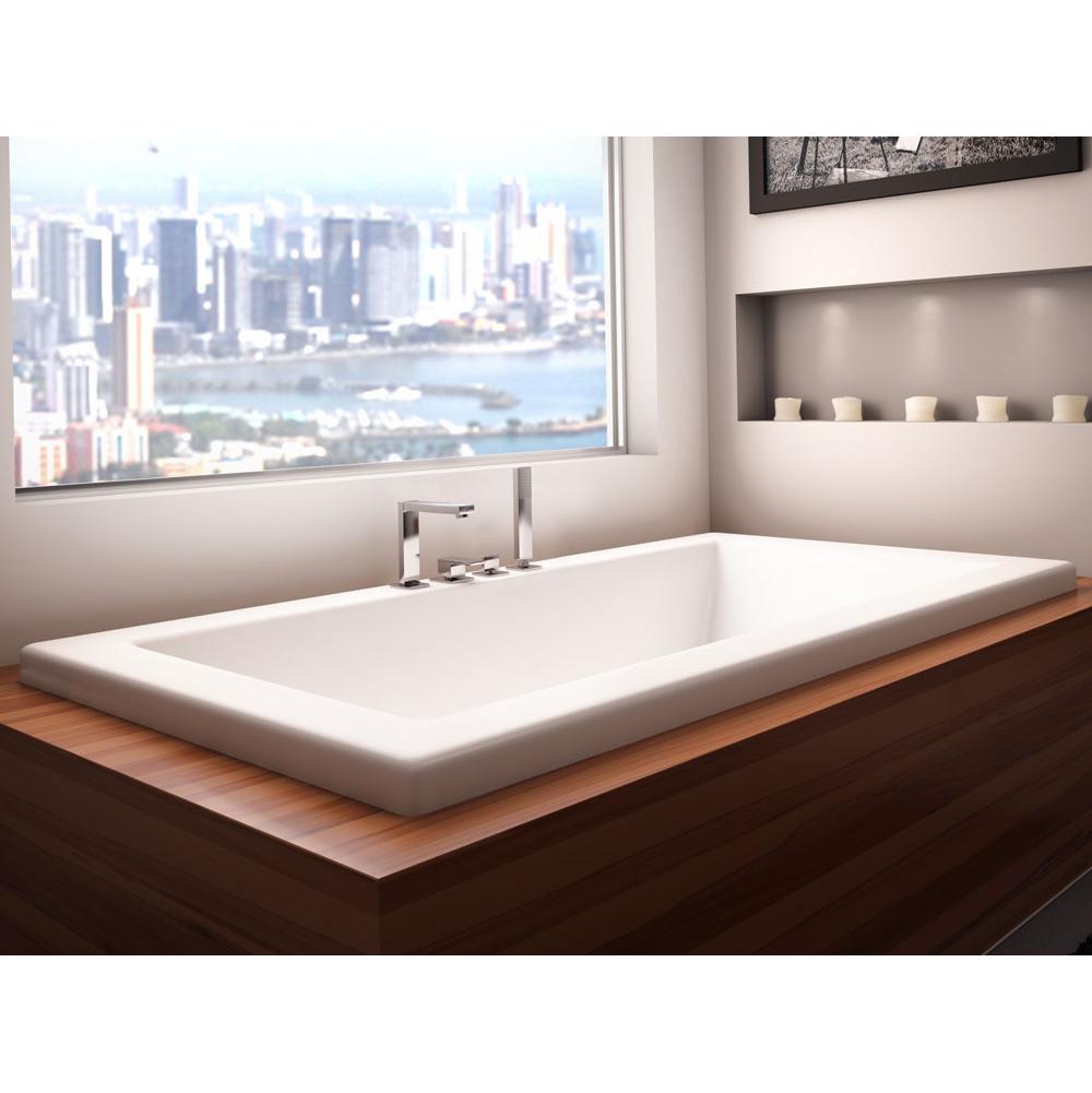 Neptune ZEN bathtub 32x66 with armrests and 2'' top lip, Mass-Air/Activ-Air, White