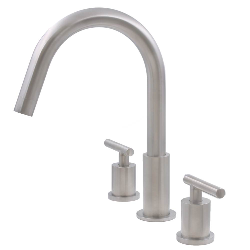 Novatto Novatto WALTZ Widespread 2-Handle Lavatory Faucet in Brushed Nickel