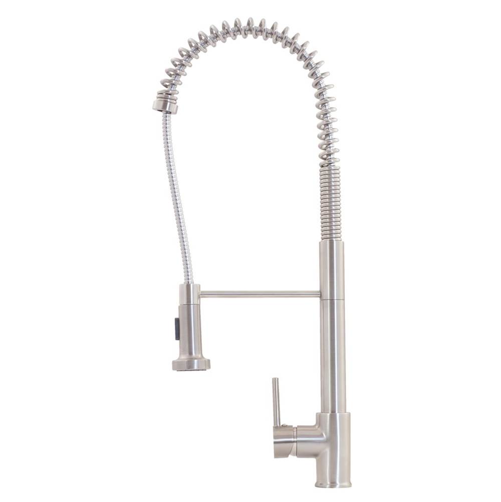 Novatto Novatto Commercial Style Pullout Kitchen Faucet, Brushed Nickel Finish