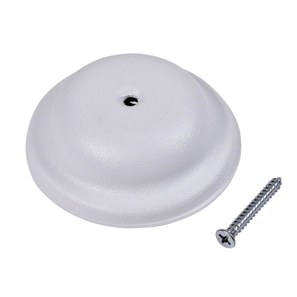 Oatey 4 In. Bell White Cover Plate