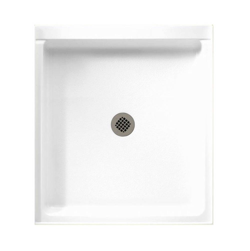 Swan SS-4236 42 x 36 Swanstone Alcove Shower Pan with Center Drain Limestone