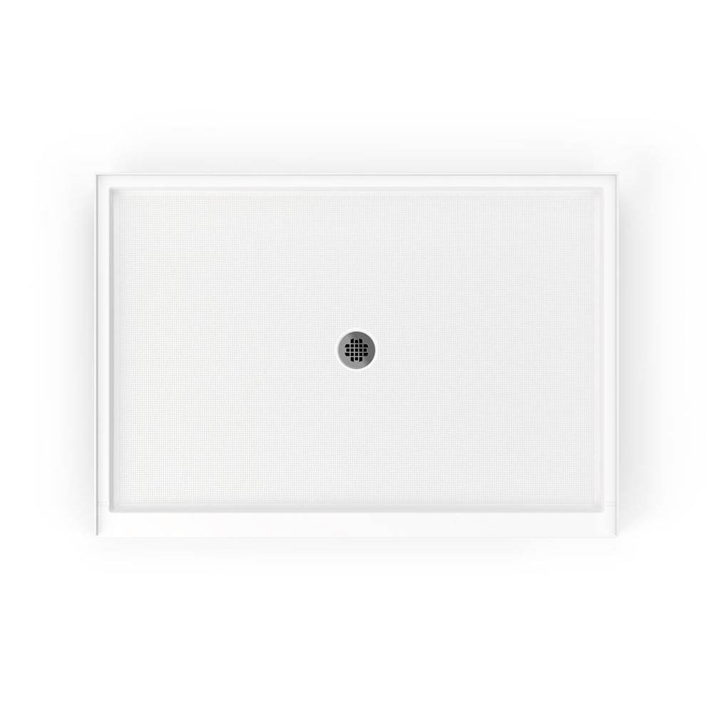 Swan SS-4260 42 x 60 Swanstone Alcove Shower Pan with Center Drain Clay