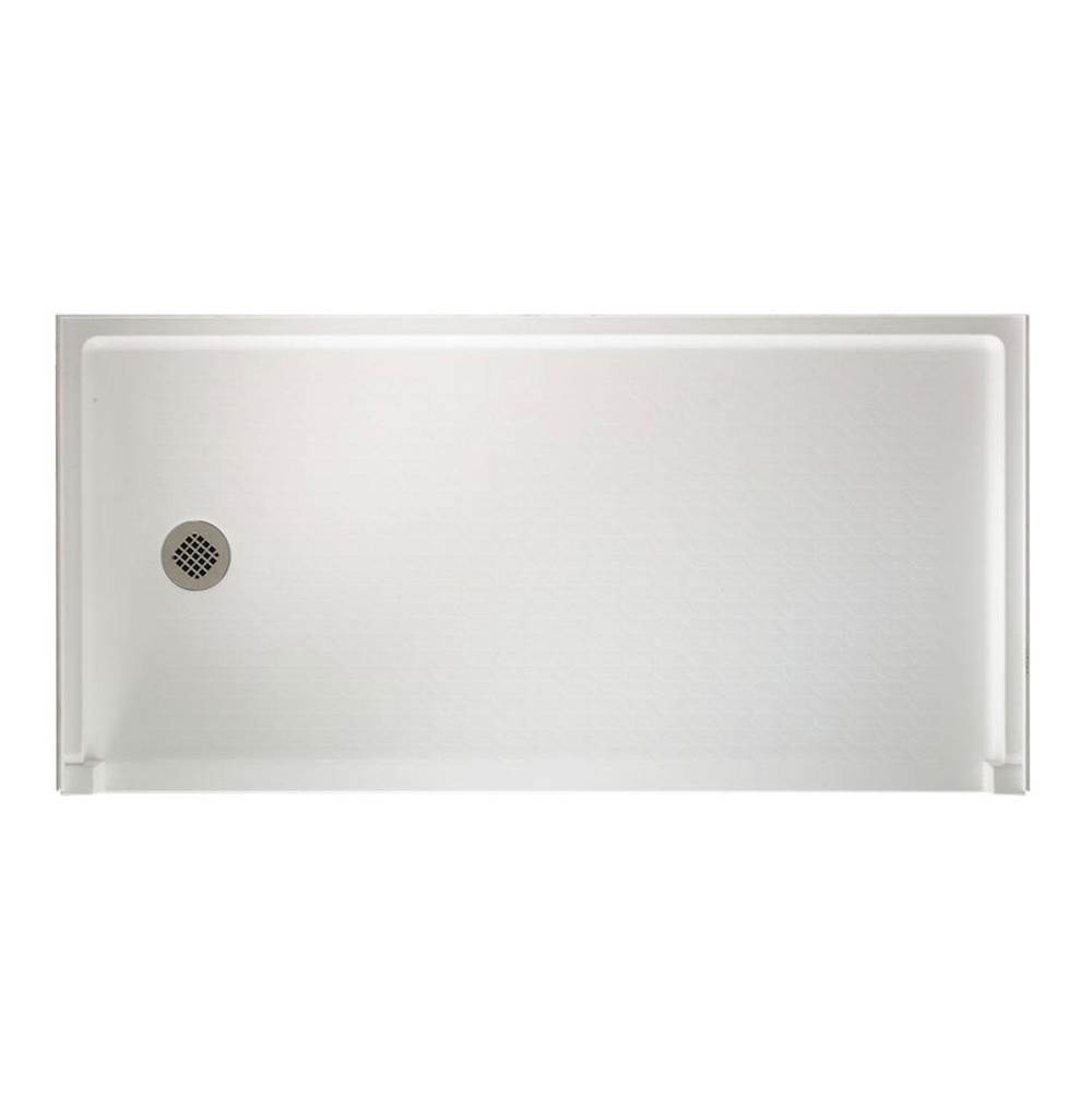 Swan SBF-3060 30 x 60 Swanstone Alcove Shower Pan with Right Hand Drain in Ice