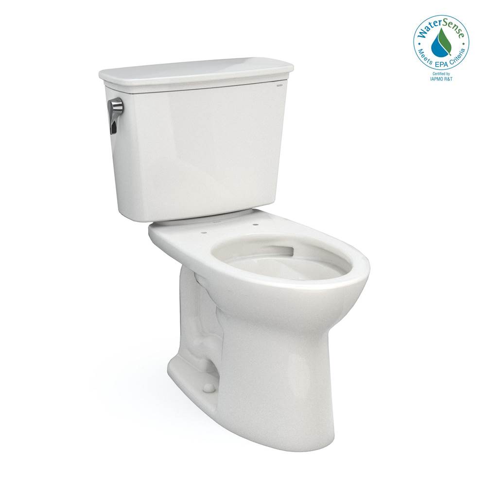 TOTO Toto® Drake® Transitional Two-Piece Elongated 1.28 Gpf Tornado Flush® Toilet With Cefiontect®, Colonial White