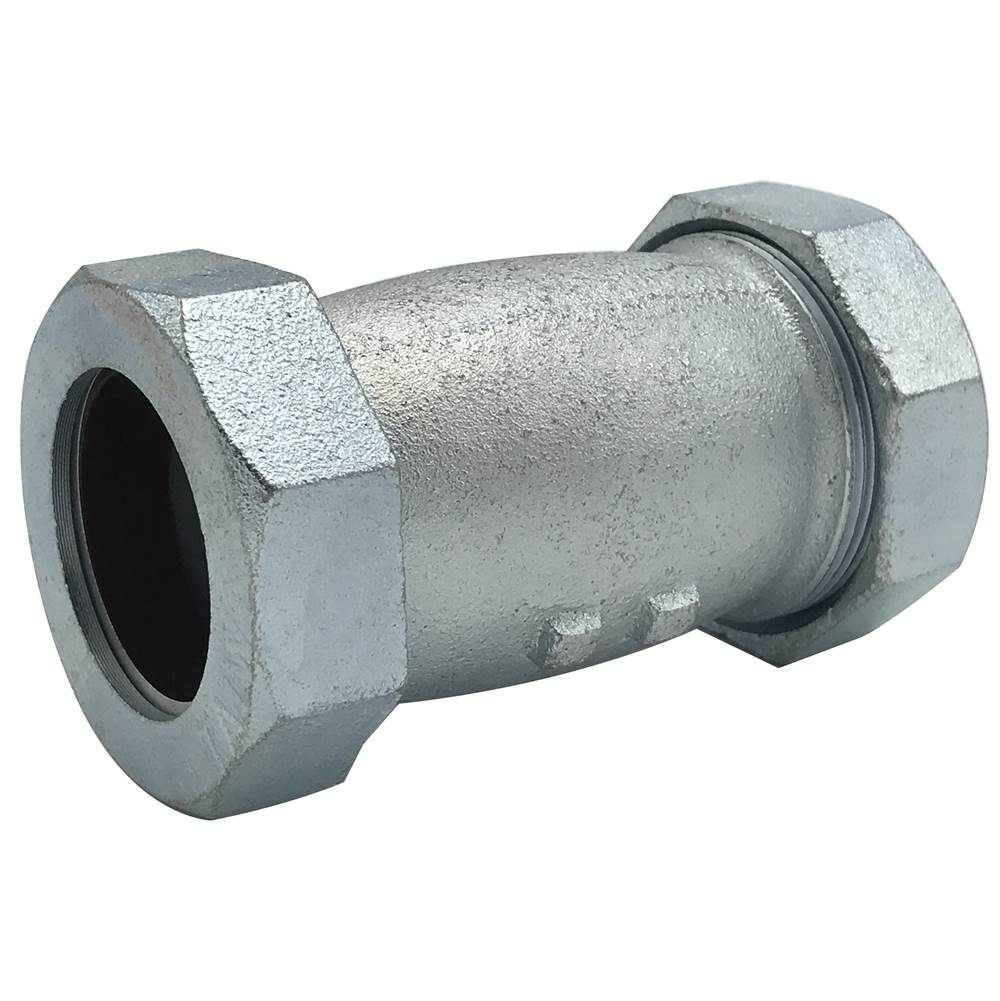 Wal-Rich Corporation 2 1/2'' Short Galvanized Compression Coupling