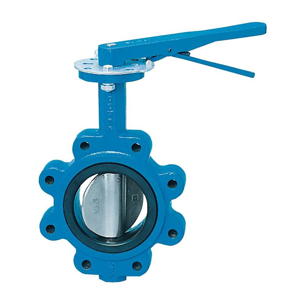 Watts 6 In Domestic Butterfly Valve, Full Lug, Ductile Iron Body, Ductile Iron Disc, 416 Ss Shaft, Epdm Seat, Gear Operator