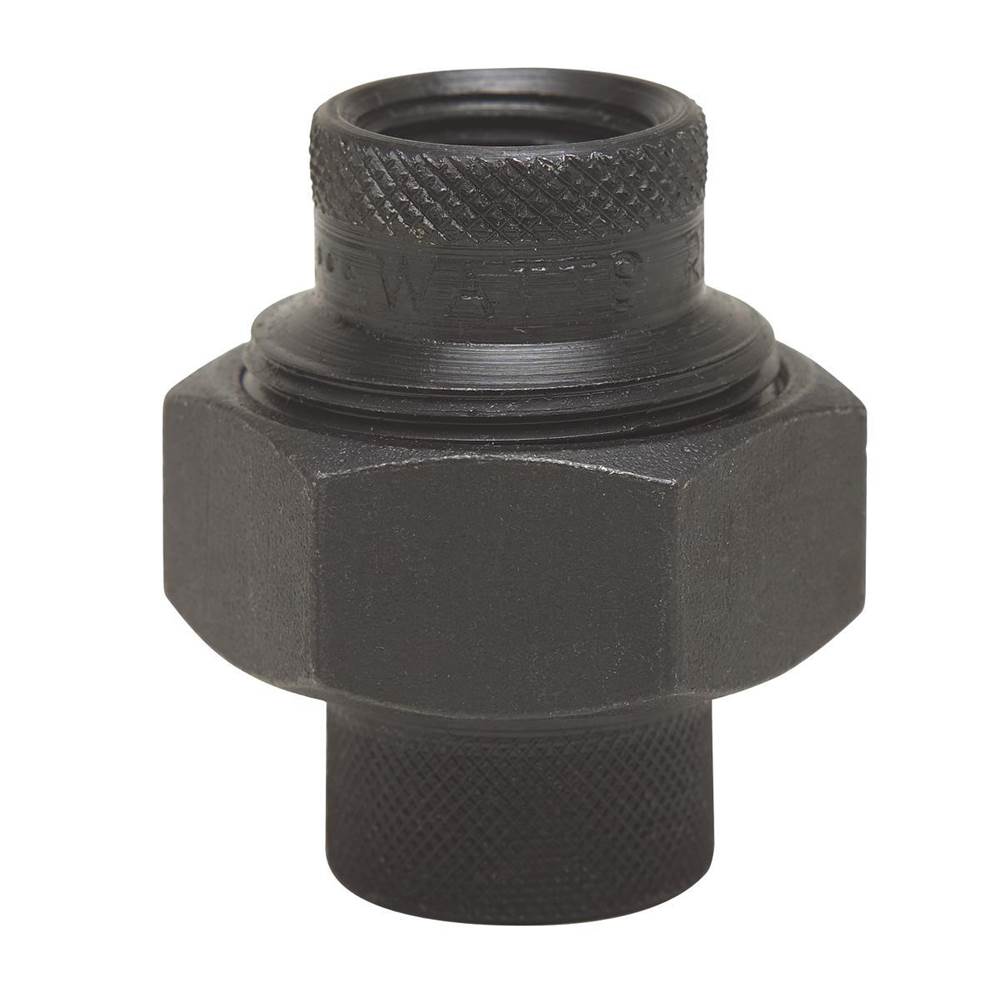 Watts 1 1/2 In Lead Free Dielectric Union with EPDM Gaskets, Female Iron Pipe Thread To Female Iron Pipe Thread, Black, For Gas Service