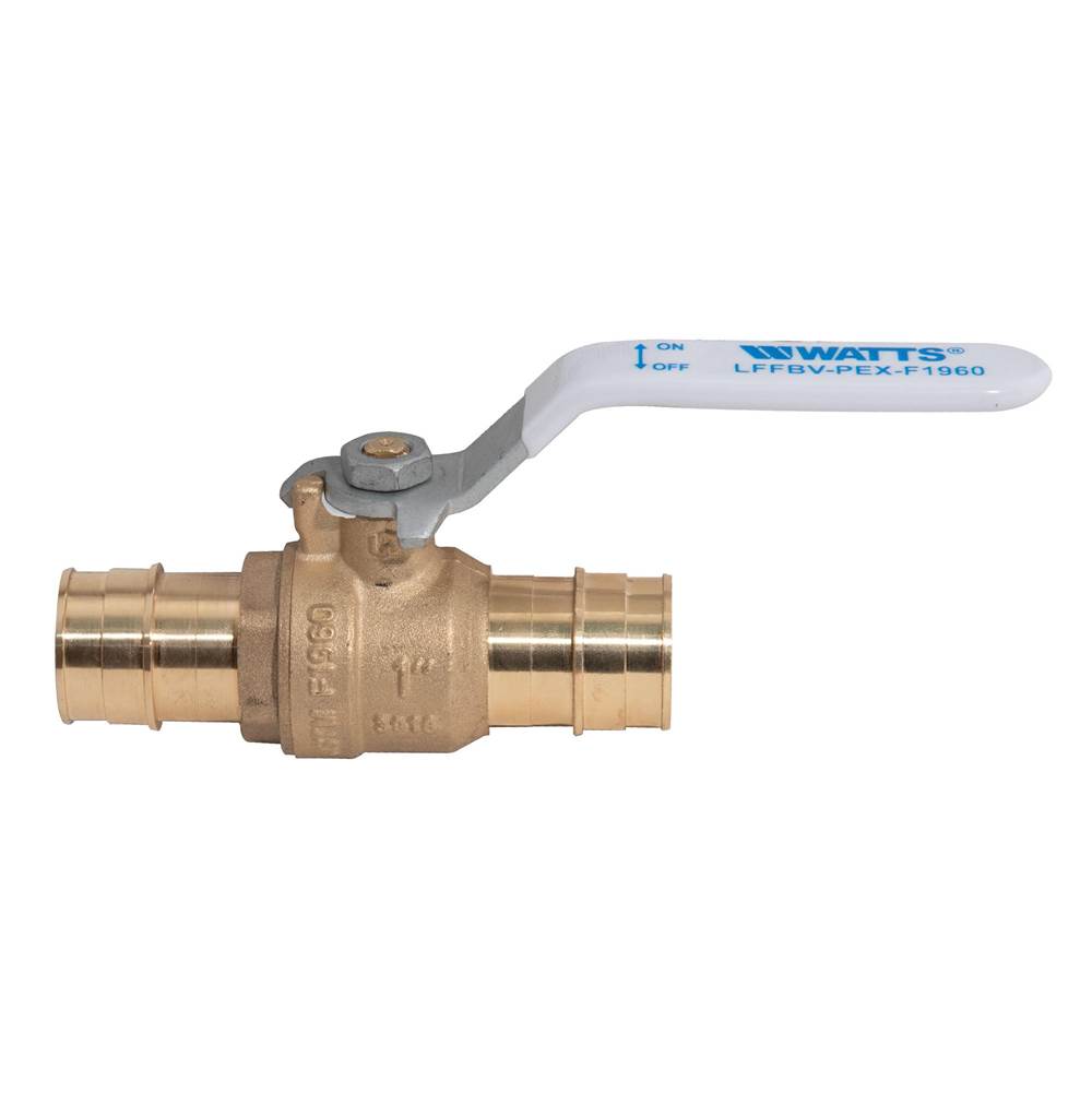 Watts 3/4 In Lead Free 2- Piece Brass Ball Valve CEF with PEX F1960 Ends