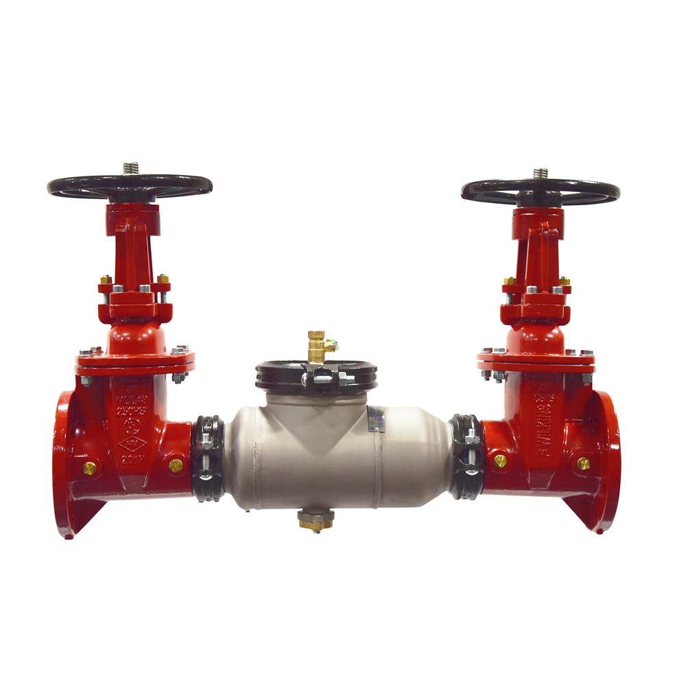 Zurn Industries 4'' 350Ast Double Check Backflow Preventer With OsAndY Gate Valves