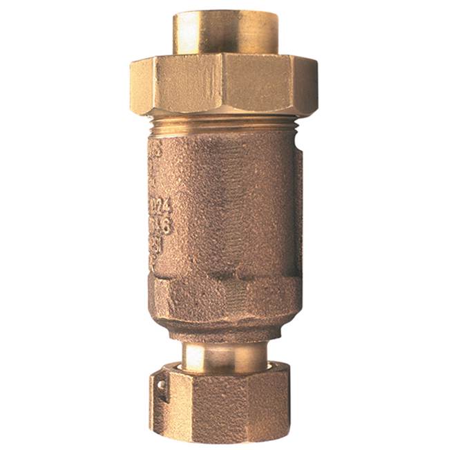 Zurn Industries 700Xl Dual Check Valve With 3/4'' Female Union Inlet X 3/4'' Male Outlet