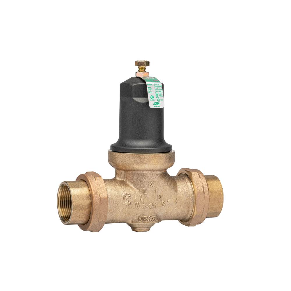 Zurn Industries 1-1/4'' NR3XL Pressure Reducing Valve with double union FNPT connection