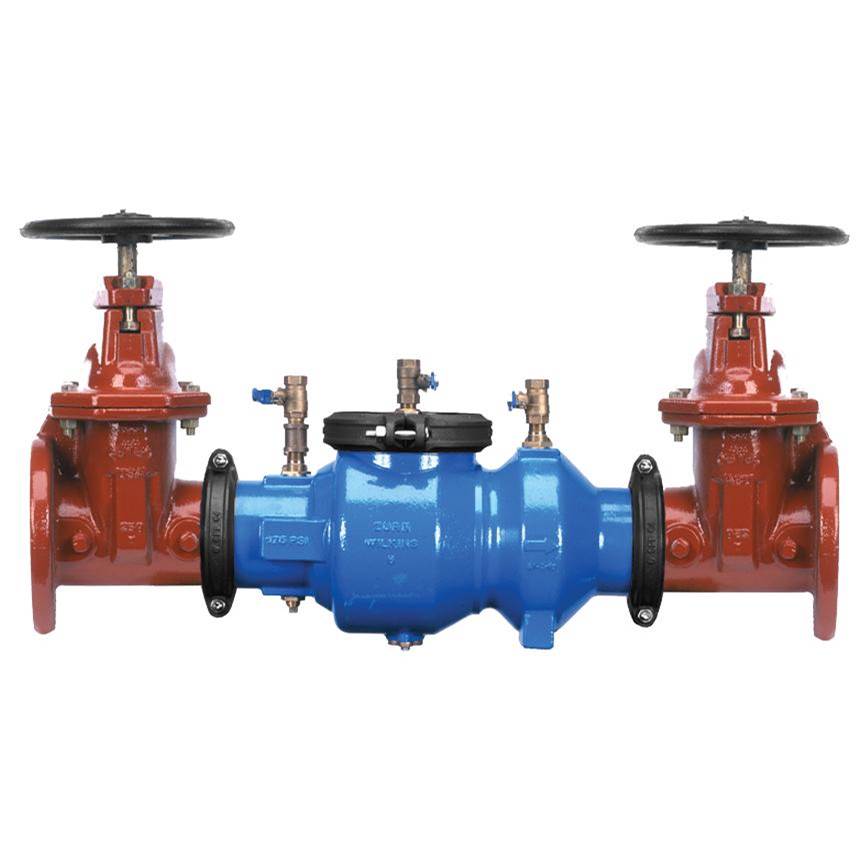 Zurn Industries 2-1/2'' 350A Double Check Backflow Preventer, with Butterfly Gates, GRV x GRV